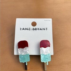 Lane Bryant Metallic Popsicle Earrings